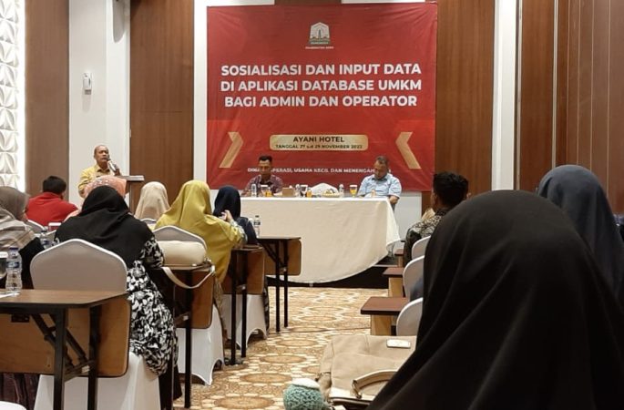 Diskop UKM Aceh Persiapkan 46 Operator Database UMKM