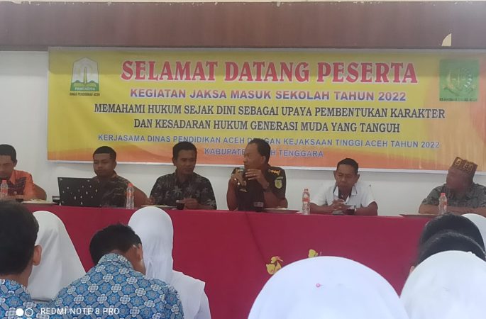 Jaksa Masuk Sekolah di Agara