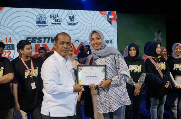 Diskop dan UKM Aceh Sukses Helat Festival UMKM 2022