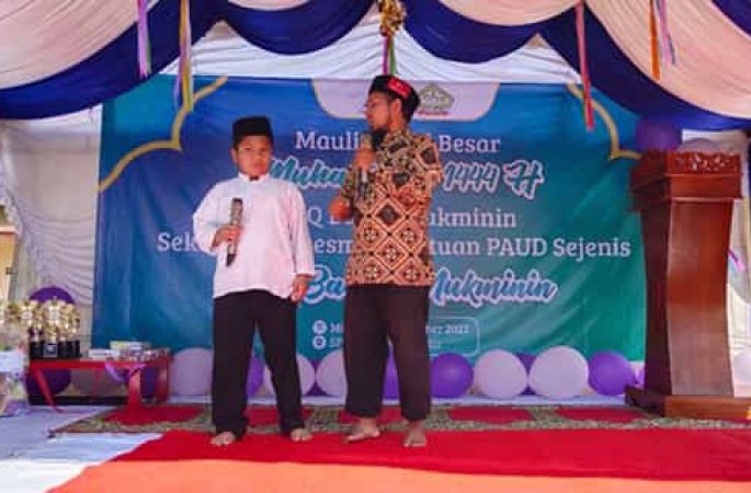 Meriah, TPQ Baitul Mukminin Peringati Maulid Nabi Muhammad SAW 1444H.