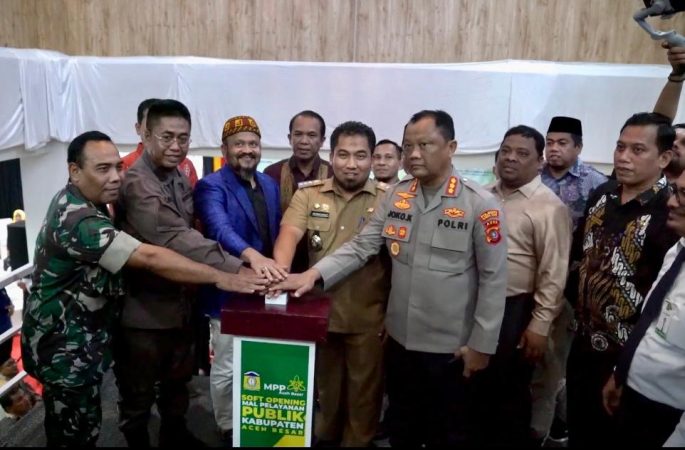 Pj Bupati Aceh Besar Soft Launching MPP di Lambaro