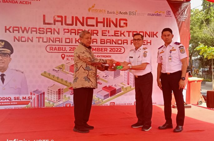 Dukung Program Pemko Banda Aceh, Uang Elektronik Bank Aceh Bisa Digunakan di Parkir Non Tunai