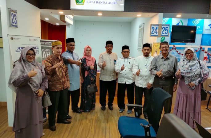 Siapkan Layanan di Lambaro, Kemenag Aceh Besar kunjungi MPP Banda Aceh