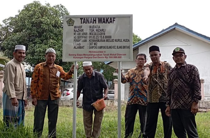 BWI Aceh Besar Minta Gampong Selamatkan dan Berdayakan Wakaf