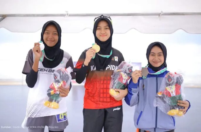 Pidie Raih 10 Medali Emas di Cabor Sepatu Roda PORA