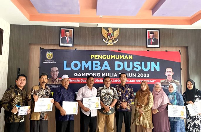 Pemerintah Gampong Mulia Adakan Lomba Dusun