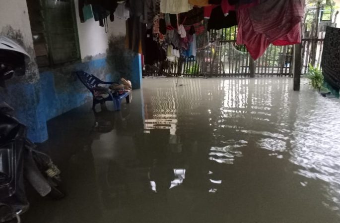 Diguyur Hujan Deras Puluhan Rumah Warga Terendam Banjir