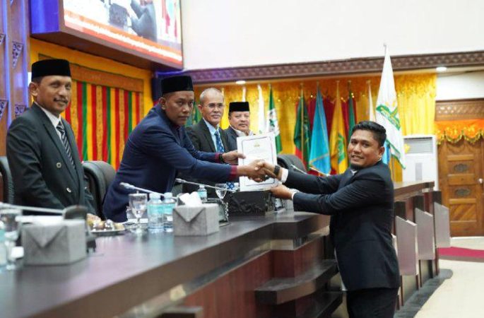 DPR Aceh Gelar Raripurna Penetapan Raqan Prolega Prioritas Tahun 2022