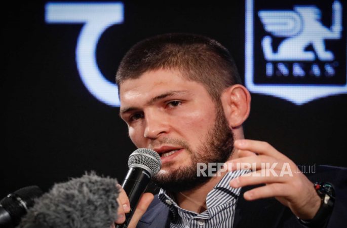 Digadang Setara dengan Muhammad Ali, Khabib Nurmagomedov Langsung Pasang Wajah Serius