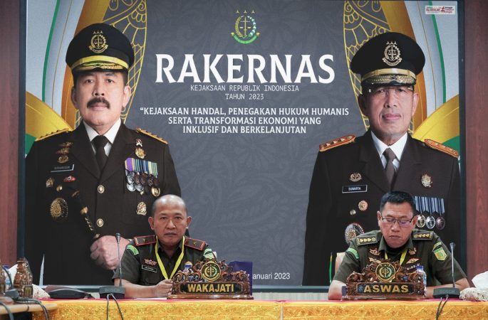 Wakajati Aceh Ikuti Rakernas Kejaksaan Secara Virtual