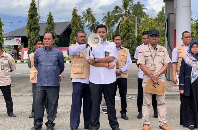 Mahkamah Syar’iyah Jantho Kosongkan Objek Sengketa, SPBU Indrapuri Ditutup Sementara