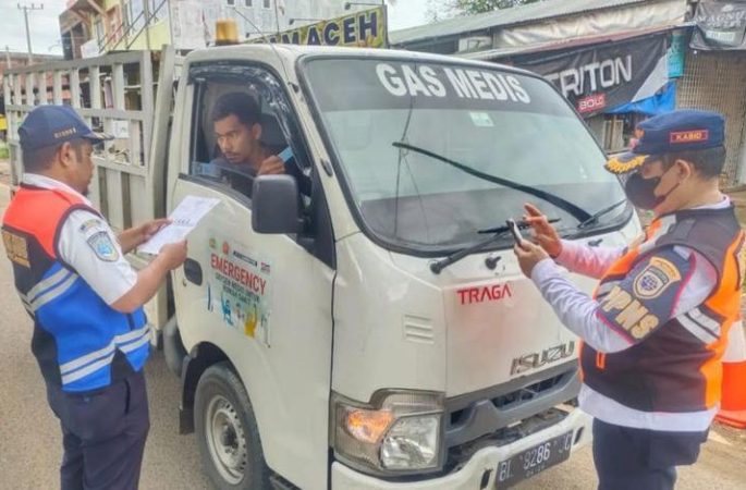 Dishub Kota Banda Aceh Razia Angkutan Umum dan Barang