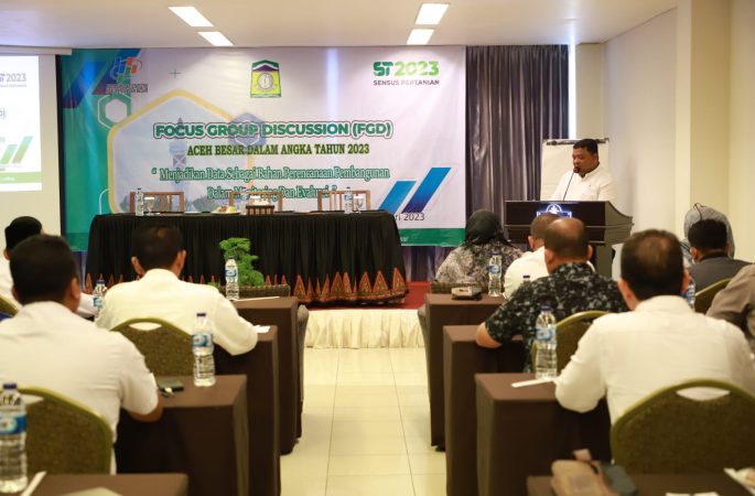 FGD Penyusunan Buku Aceh Besar dalam Angka 2023