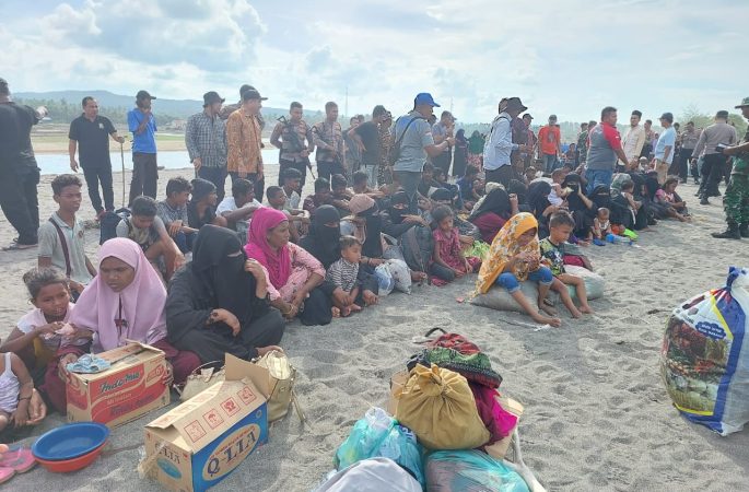 Pendatang Ilegal Etnis Rohingya Kembali Mendarat di Aceh Besar