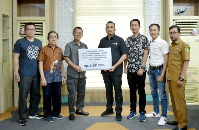 Paguyuban Masyarakat Tionghoa Sabang Galang Dana Untuk Korban Gempa Bumi di Turki dan Suriah