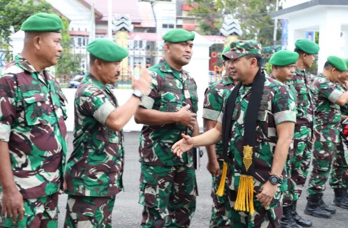 Dandim 0102/Pidie Sambut Kunker Danrem 011/Lilawangsa