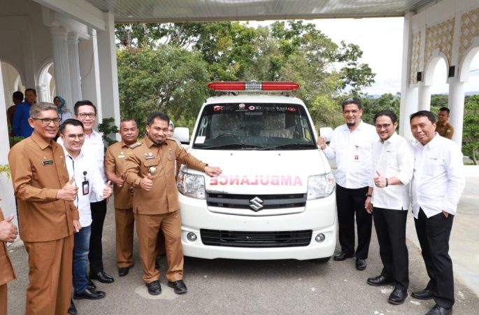 Pj Bupati Aceh Besar Apresiasi Bantuan Ambulance dan Alkes dari Pasar Modal Indonesia