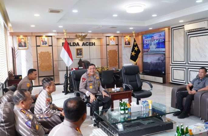 Ajang Silaturrahmi, Kapolda Aceh Terima Audiensi Wuling Motors