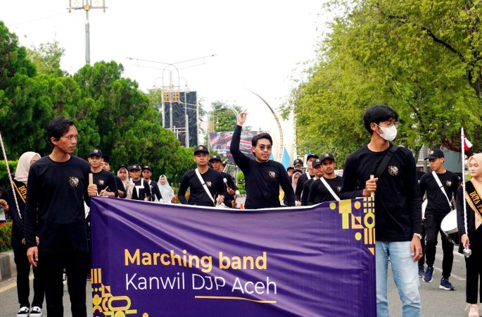 Marching Band Pojok Pajak Aceh Meriahkan Car Free Day