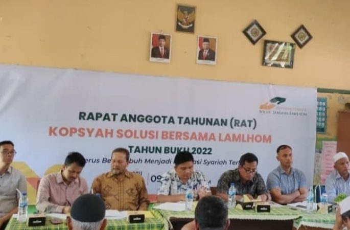 Diskop UKM dan Perdagangan Aceh Besar Apresiasi Keberhasilan Kopsyah Lamlhom