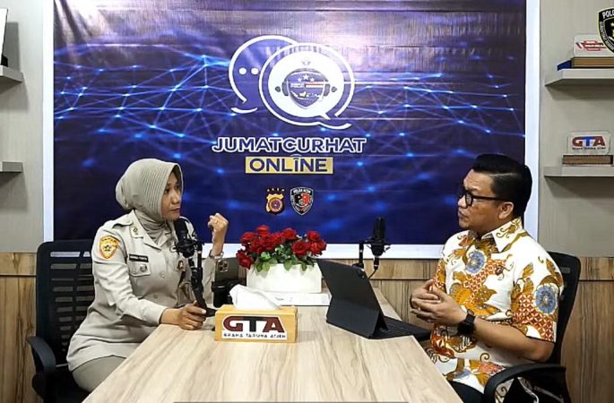 Polda Aceh Gelar Jumat Curhat secara Online