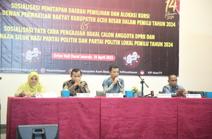 Sukseskan Pemilu 2024, Pemkab Aceh Besar Siap Bangun Kolaborasi Bersama KIP