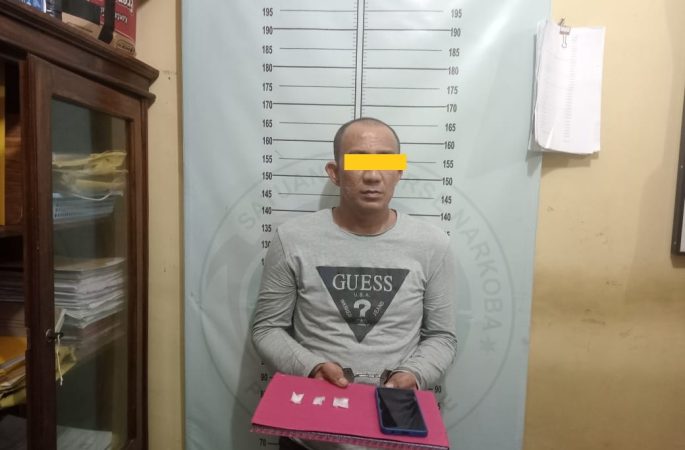 Satresnarkoba Polres Pidie Tangkap Buruh Pengedar Sabu