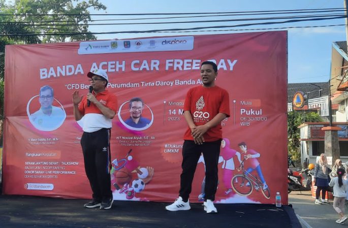 Banda Aceh kembali Gelar Car Free Day, Perumdam Tirta Daroy Sponsor Utama