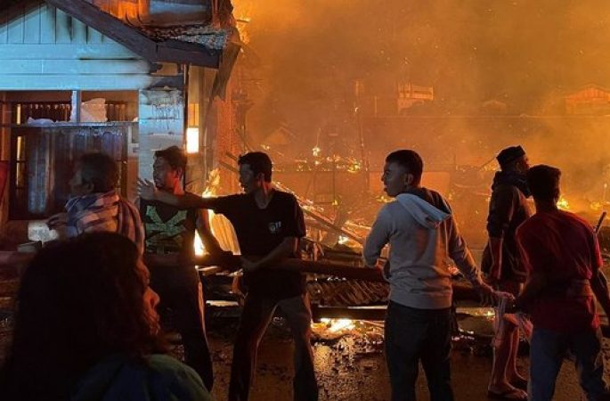 37 Rumah di Gayo Lues Dilahap Sijago Merah, Penyebab Kebakaran Masih Diselidiki Polisi