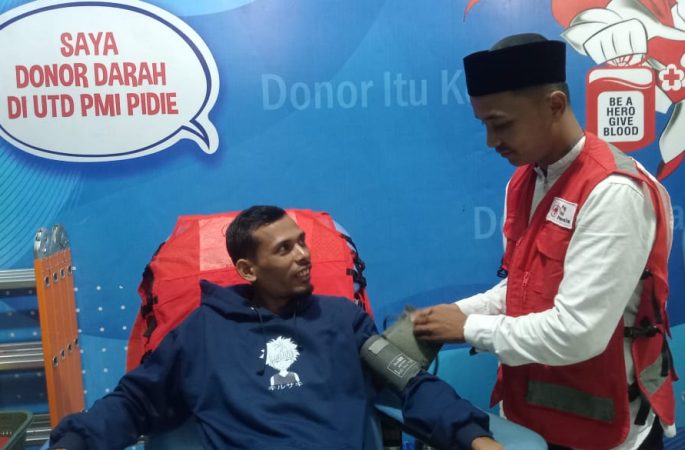 Stok Darah di PMI Pidie Minim