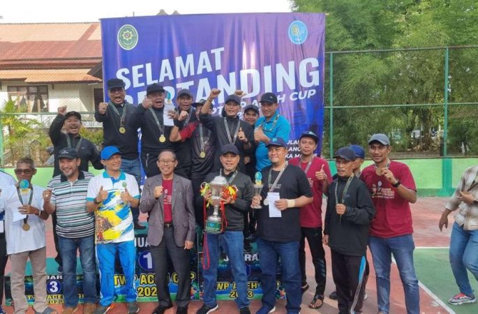 PN Jantho Juara II Tenis PTWP Aceh Cup 2023