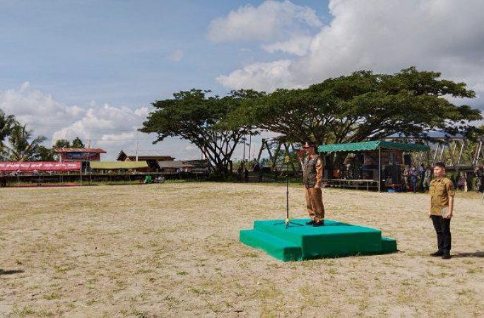 Pj Bupati Agara Pimpin Apel Kesiapsiagaan Penanggulangan Bencana Alam