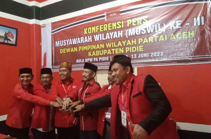 Sarjani Abdulah Kembali Pimpin Partai Aceh (PA) Pidie 