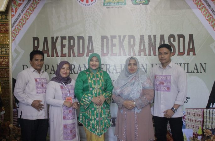 Pj Ketua Dekranasda Aceh Besar Ikuti Rakerda Dekranasda 2023 se-Aceh