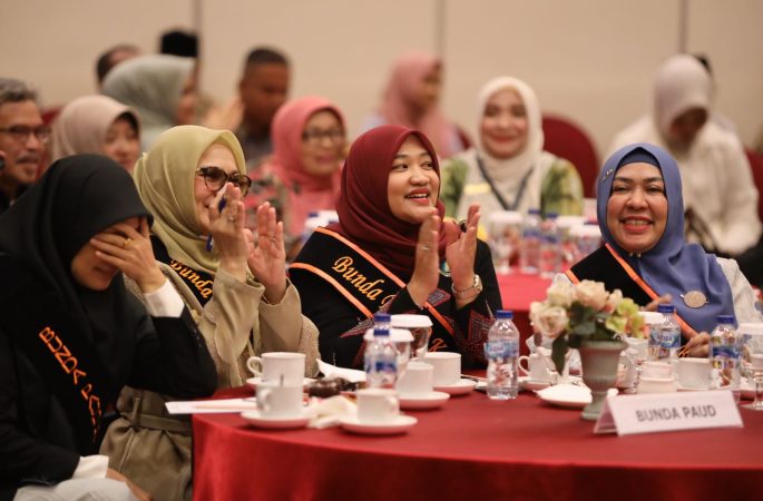 Bunda Aceh Apresiasi Kinerja Bunda PAUD Aceh Besar di Ajang Rakor