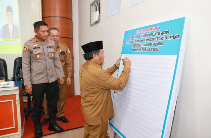 Buka Rembuk Stunting, Pj Bupati Pidie Komit  Targetkan Prevalensi Stunting 14 Persen