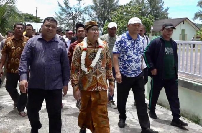 Wakili Pj Bupati, Sekda Aceh Besar Dampingi Mendes Kunker ke Pulo Aceh
