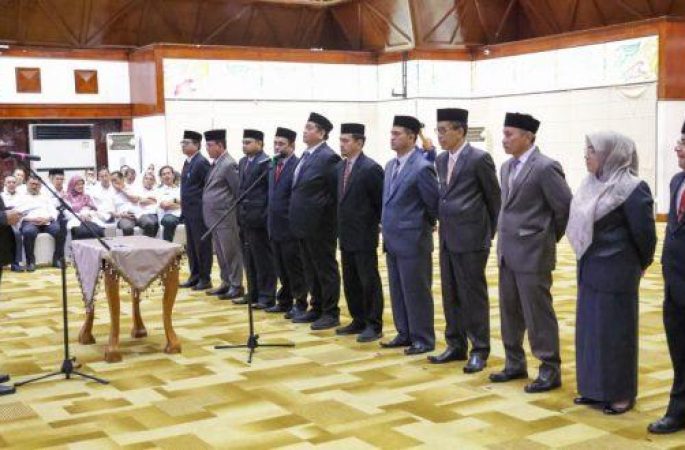 Pj Gubernur Lantik 11 Pejabat Eselon II di Lingkungan Pemerintah Aceh 