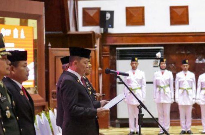 Pj Gubernur Kukuhkan Paskibra Aceh 2023