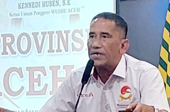 Kennedi Kembali Pimpin Wushu Aceh