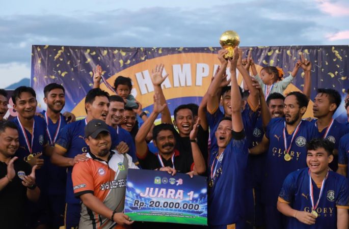 GST Persipura Suka Tani Juara Sepakbola HUT Ke-3 Jantho FC