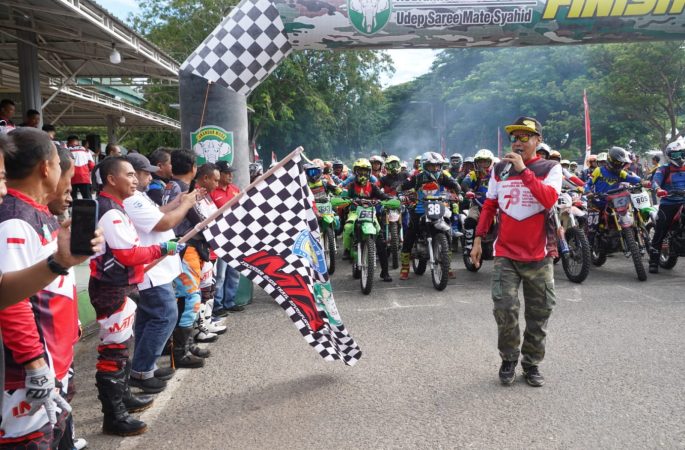 Kasdam IM Lepas Peserta Iskandar Muda Trail Adventure   