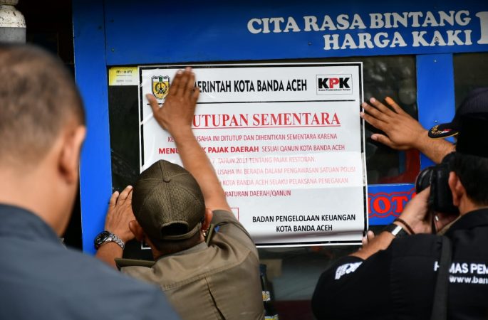 Pemko Banda Aceh Tindak Wajib Pajak Menunggak