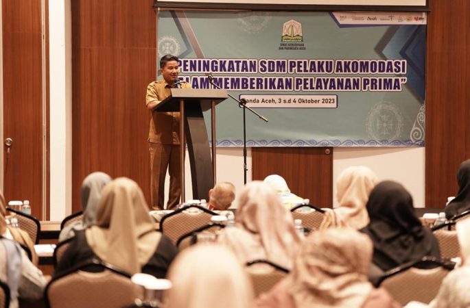 Disbudpar Gelar Peningkatan SDM Bagi Usaha Akomodasi di Aceh