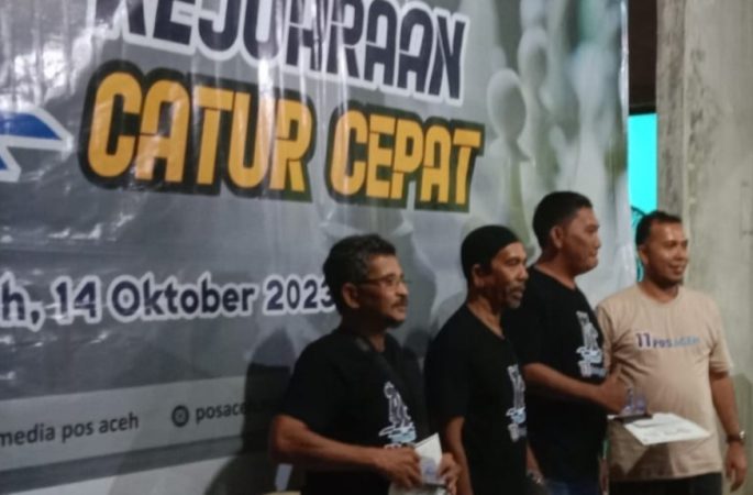 Meydika dari Polsek Sukamakmur, Aceh Besar Juara Catur Cepat Antar Humas HUT 11 Media Pos Aceh