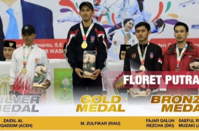 Anggar Aceh Raih Tiga Medali Hari Pertama IMA Games I