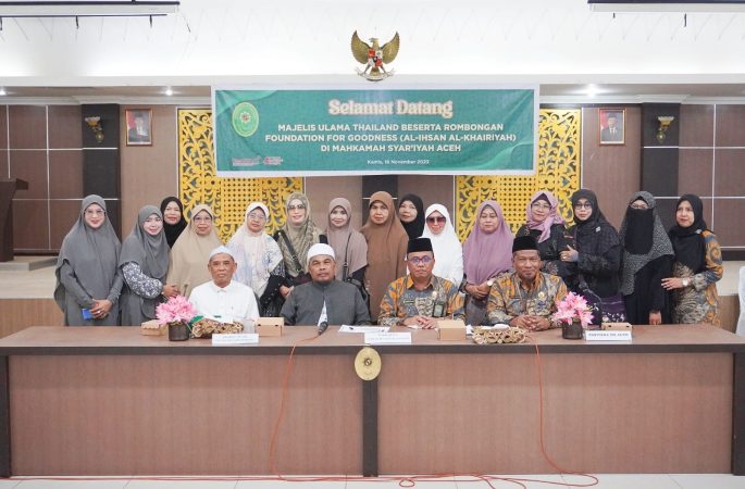 Mahkamah Syar’iyah Aceh Terima Kunjungan Rombongan Majelis Ulama Sanggara Thailand