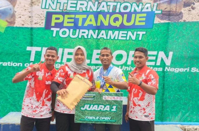 Fantastis, Tim Petanque PON Aceh Juara Internasional