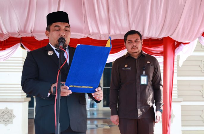 Pj Bupati Aceh Besar Inspektur Upacara Hari Pahlawan ke-78