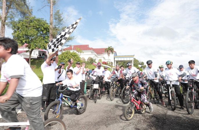 Ramaikan Kota Jantho, Pemkab Aceh Besar Gelar Gowes